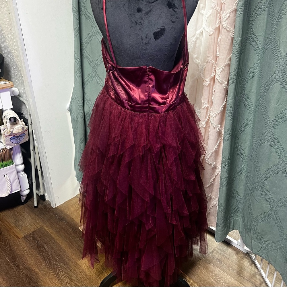Fashion Nova Burgundy Maxi Dress - Picture 5 of 6